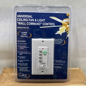 Litex Wall Command Universal Ceiling Fan & Light Control WCI-100 - Picture 1 of 9