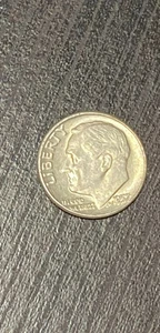 ROOSEVELT DIME 1957 COIN - AU(About Uncirculated) with 90% Silver & 10% Copper - Picture 1 of 2