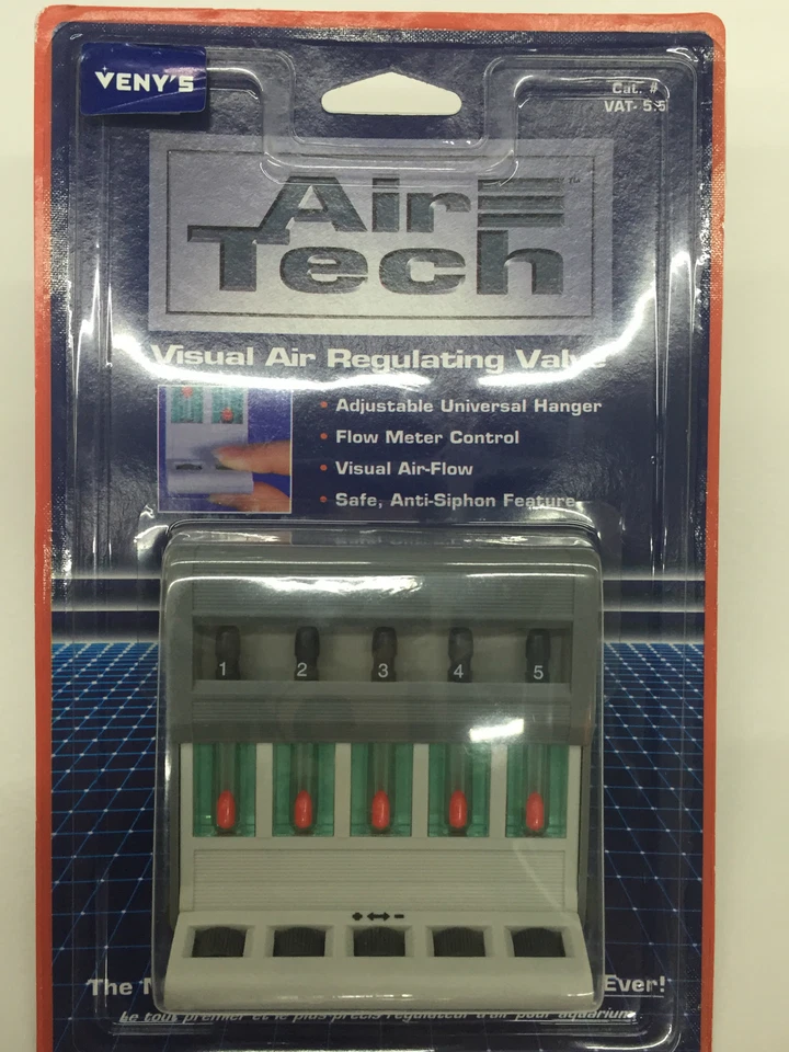 Bomba de ar de plástico 4 vias controle válvula gangue aquário tanque de peixes - Imagem 1 de 4