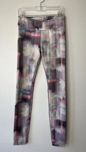 athleta girl 12 multicolored pants 24in inseam athletic pants - Picture 1 of 7