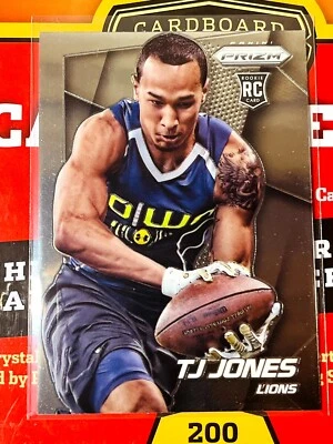 2014 Panini Prizm - #213 TJ Jones (RC) 50% OFF TOTAL ON 3+ MIXED SINGLES! - Image 1 of 2