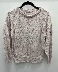Gap Kids/Girls XXL Sweater Cream Burgundy Speckled Knit Cozy Warm Soft School - Picture 1 of 3