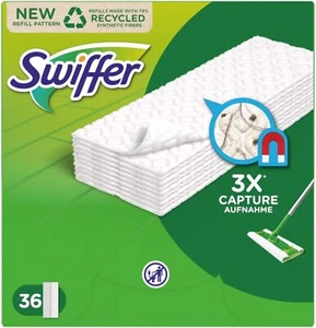 Swiffer DRY Bodenwischer Schmutzentferner Staubtücher Nachfüllpack 36 Tücher - Bild 1 von 9