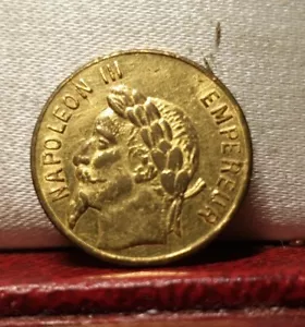 napoleon III French Emperor 15mm medal - Picture 1 of 2