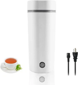 Portable Electric Mini Travel Kettle Stainless Steel 3-in-1 Fast Boiling * White - Picture 1 of 12