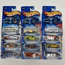 2004 Hot Wheels Lot of 12 Cars NIP VG+ to Mint Condition Mixed Mainline & Sets