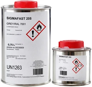 Sigma 205 Epoxyverf Betonverf voor Halvloer Werkplaatsvloerverf Garageverf 1,4kg - Bild 1 von 7