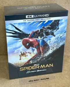 SPIDER-MAN : HOMECOMING - MANTA LAB ONE CLICK 4K + BLU RAY STEELBOOKS - NEW - Picture 1 of 20