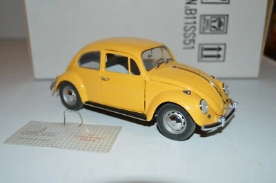 Volkswagen Beetle 1967 Franklin como nuevo escala 1:24 como nuevo amarillo con papeles Foto 1 de 4