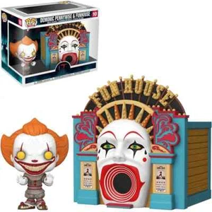RARO DEMONIC PENNYWISE & FUNHOUSE 10 GRANDE ¡Funko Pop! VINILO NUEVO EN CAJA COMO NUEVO - Imagen 1 de 2