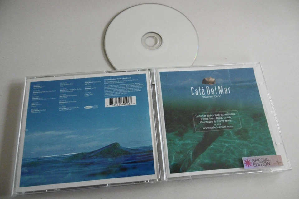Cafe Del Mar Volumen Ocho CD Chill Tanz 2001 Dido Lamb Goldfrapp Lux Afterlife - Bild 1 von 1