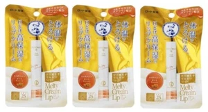 Mentholatum Melty Cream Lip Balm Rich Honey 0.09 oz (2.4 g) x 3 Packs - Picture 1 of 1
