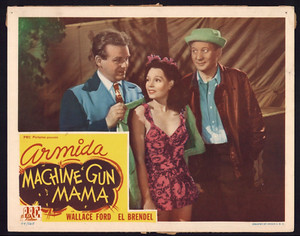 MACHINE GUN MAMA Original Movie Lobby Card Poster Pretty Mexican Actress ARMIDA