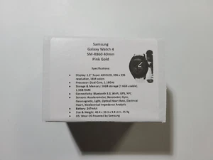 Samsung (SM-R860NZDAEUF) Galaxy Watch4 SM-R860 40mm Boîtier en Aluminium, Or Rose - Photo 1 sur 8