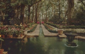 Postal móvil Alabama Bellgrath Gardens fuente patio Isle-Aux-Oies - Imagen 1 de 2