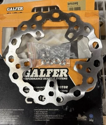 Rotor de freno delantero Galfer Brakes Cubiq - semiflotante motocicleta calle DF838Q Foto 1 de 4