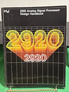 1980 Edition - INTEL 2920 Analogowy procesor sygnału Podręcznik projektowania - Zdjęcie 1 z 1