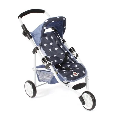 Bayer Chic 2000 Puppen Jogging-Buggy LOLA Sternchen navy NEU - Bild 1 von 3