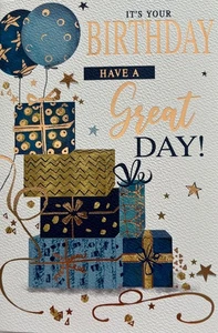 Birthday card Male open (#31999-10) - Picture 1 of 2