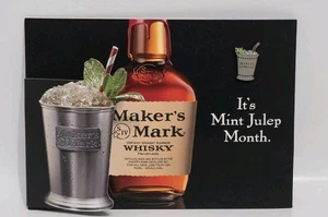 Maker's Mark Bourbon Whiskey Mint Julep Ambassador's Hat Jacke Anstecknadel - Bild 1 von 3