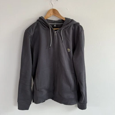 PS Paul Smith Sudadera con Capucha con Cremallera Para Hombre Grande Gris Cebra Sudadera Chaqueta con Capucha Foto 1 de 4