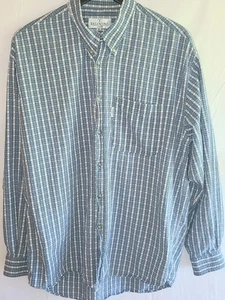 Valentino Jeans Herren Hemd 42 Langarm Knopfleiste Kariert Vintage - Bild 1 von 9