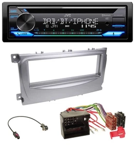 JVC Bluetooth MP3 USB DAB CD Autoradio für Ford S-Max Mondeo 07-14 silber - Bild 1 von 9