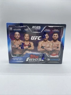 2025 Topps Finest UFC Factory Sealed Hobby Box - Image 1 of 4