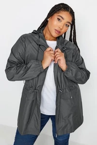 Yours Curve Women's Plus Size Lightweight Parka Jacket - Picture 1 of 7