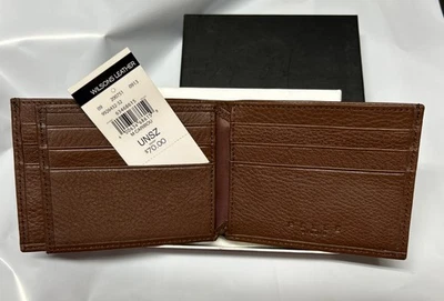 Nueva billetera de estudio de pelle de cuero Wilson para hombre Foto 1 de 4