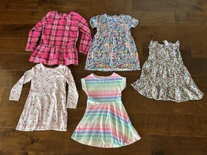 Little Girl Size 5T Dresses Lot/ Bundle Of 5 - Picture 1 of 10