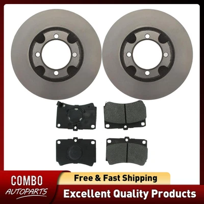 Kit de pastillas de freno rotores de disco delanteros para 1986 1987 1988 1989 Mazda 323 1,6 L Foto 1 de 4