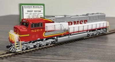 Overland Models HO Brass OMI-6608.1 SD75M BNSF #8263 F/Ptd Warbonnet - DNR/TLC! - Image 1 of 4