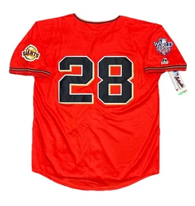 Buster Posey 2010 San Francisco Giants Alt Orange World Series Trikot Herren Large - Bild 1 von 4