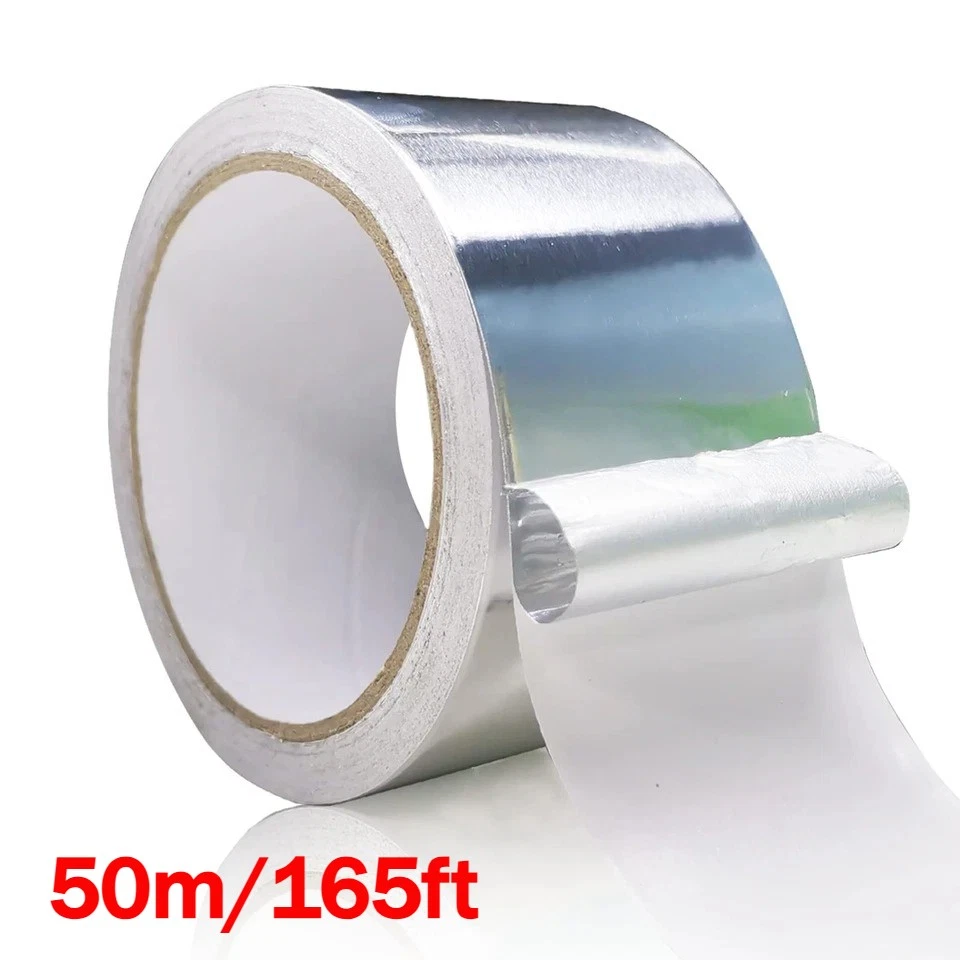 Premium Aluminum Foil Tape, Silver Duct Tape Heavy Duty, Metal, Heat Resistant - Image 1 of 4