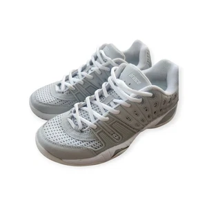 Prince T22 Women’s Tennis or  Pickleball Shoes Size 9.5 White Gray Sneakers - Picture 1 of 8