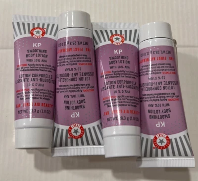 KP Loción Corporal Suavizante 10% AHA 1 Fl OZ cada una Total 4 OZ Primeros Auxilios Belleza  Foto 1 de 3