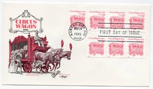 Scott #2452D Circus Wagon (03/20/1995) Artmaster Coil FDC Kansas City MO - Picture 1 of 1