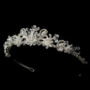Elegance by Charbonneau Swarovski Crystal Bridal Tiara HP 7821 - Picture 1 of 4