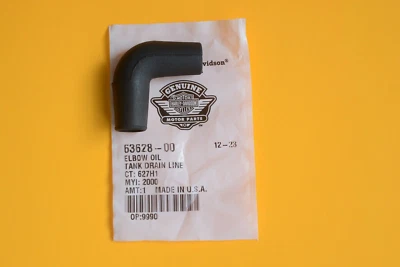 HARLEY NUEVO OEM LÍNEA DE ACEITE MOLDE MANGUERA DOBLE LEVA ORIGINAL 2000-2010 SOFTAIL 63628-00 Foto 1 de 3