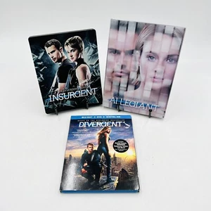 Divergent Allegiant Insurgent Movies, Lot of 3 Blu-ray - Picture 1 of 13