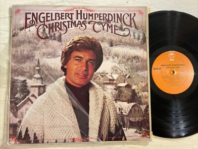 Engelbert Humperdinck Christmas Tyme LP Epic Stereo Holiday + Partial Shrink EX - Image 1 of 4