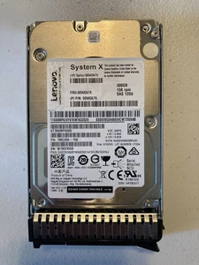 NEW Lenovo / IBM System X 00WG675 00WG676 00WG679 300GB 15K 12Gb SAS Hard Drive - Picture 1 of 4