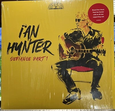 Ian Hunter -  Defiance Part 1 & Signed Autograph & Defiance Part 2 Red Vinyl - Imagem 1 de 4
