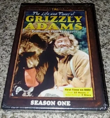 The Life Times of GRIZZLY ADAMS: Season 1 (4-Disc Set) Dan Haggerty - DVD New  - Image 1 of 4