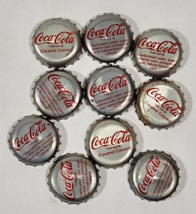 10 Vintage Coke Coca-Cola Bottle Caps - Picture 1 of 2