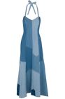 Fashion Brand Company By Penelope Gazin Brit Denim Gown L: Bust: 38" Waist: 32" 