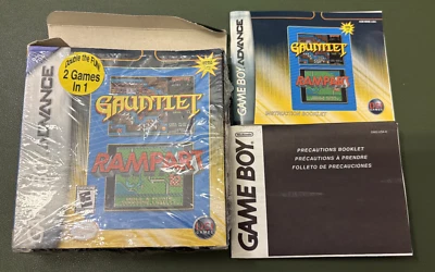 Nintendo Game Boy Advance - Gauntlet & Rampart - BOX & MANUAL ONLY - Image 1 of 2