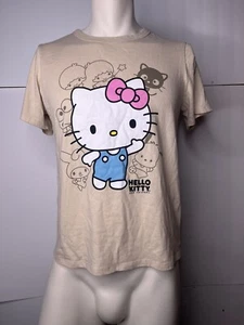 Hello Kitty by Sanrio Hybrid Apparel T Shirt Size M Medium Brown Anime Japanese - Picture 1 of 4