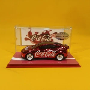 Hot Wheels TESLA MODEL Y Red CHROME COCA COLA (WANGSTAR CUSTOM) REAL RIDERS - Picture 1 of 15